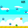 スラよけの旅ミニミニの当時のゲーム画面