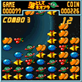 落としてネオプラの当時のゲーム画面