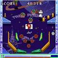 タイムピンボールの当時のゲーム画面2