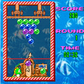 スーパーパズルボブル体験版の当時のゲーム画面