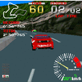 リッジレーサーの当時のゲーム画面2
