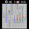 マインスイーパーの当時のゲーム画面