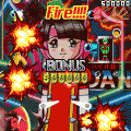 大爆発！ジャレコ爆弾ピンボールの当時のゲーム画面