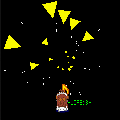 疾走するメイドさんの当時のゲーム画面