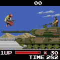 ニンジャウォーリアーズ後編の当時のゲーム画面