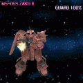 機動戦士ガンダム3DⅡ(宇宙編)の当時のゲーム画面3