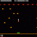 ギャラクシーアタックの当時のゲーム画面