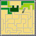 四色問題の当時のゲーム画面