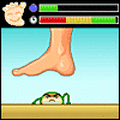 青竹踏まれの当時のゲーム画面