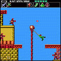 バイオニックコマンドーの当時のゲーム画面2