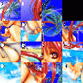 １５パズル(ノーマル版)の当時のゲーム画面2