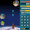 メテオバスターの当時のゲーム画面