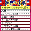 世界の国歌の当時のゲーム画面