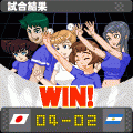 ケータイサッカーの当時のゲーム画面3