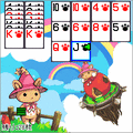 タイニーのハートフルソリティアの当時のゲーム画面