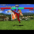 鉄拳2の当時のゲーム画面