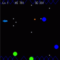ボール・ウォーズの当時のゲーム画面