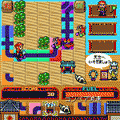 西遊キーパーの当時のゲーム画面