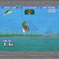 バス釣りにいこうの当時のゲーム画面