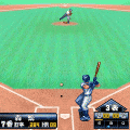 ポケットリアルベースボールの当時のゲーム画面