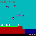スカイデビル・クラシックの当時のゲーム画面
