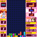 TETRIS BLUE ケータイ少女の当時のゲーム画面2