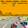 ハングオンの当時のゲーム画面3