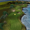 みんなのGOLF モバイル2＋ ロイヤル&リンクスC.C.　OUTコースの当時のゲーム画面2