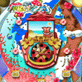 CR沖縄パチンコの当時のゲーム画面