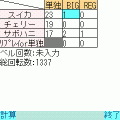 シェイクⅡ設定判別の当時のゲーム画面