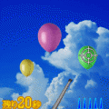 THE 直感吹き矢の当時のゲーム画面3