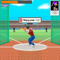 ハンマー投げの当時のゲーム画面2