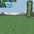 直感☆ゴルフ5thホールの当時のゲーム画面