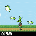 かえるばる～んの当時のゲーム画面