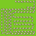 犬まみれの当時のゲーム画面