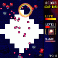 Magical Bulletの当時のゲーム画面