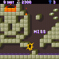 ギャング弾!2ndの当時のゲーム画面