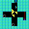 LASER PUZZLEの当時のゲーム画面