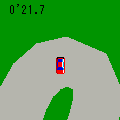 IniD3(スペシャルコース)の当時のゲーム画面