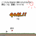 チャリ走グランプリの当時のゲーム画面