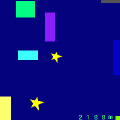 スターアクションの当時のゲーム画面