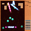 ぶろっくくずしの当時のゲーム画面2