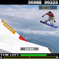 Style of Xtacy Snowboarding体験版の当時のゲーム画面4