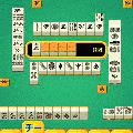 卓雀NET対戦（麻雀）の当時のゲーム画面4