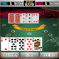 7スタッドポーカーの当時のゲーム画面2