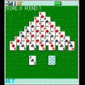 ピラミッドソリティアの当時のゲーム画面