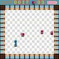 逃げロボの当時のゲーム画面