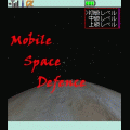 Mobile Space Defenceの当時のゲーム画面